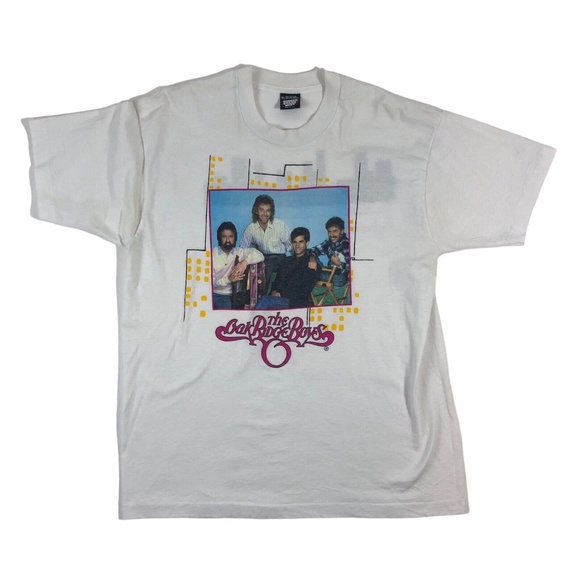 Vintage 80s Oak Ridge Boys Single Stitch USA Country Concert Tour T-Shirt M/L - Picture 1 of 8